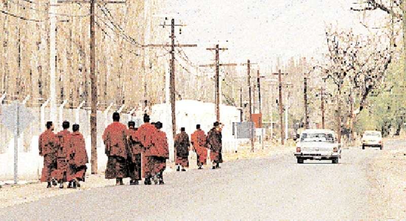 Los monjes coparon Uspallata. | Archivo / Los Andes
