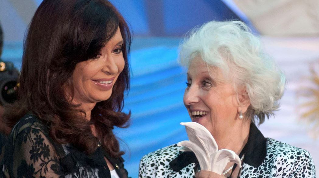 Estela de Carlotto llamó a Cristina para su cumpleaños pero aseguró que no hablaron de la marcha. 