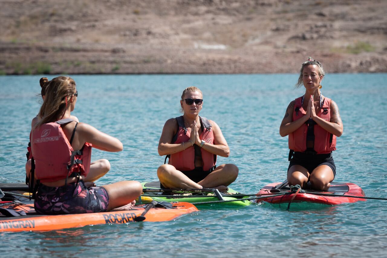 La actividad desarrolla el equilibrio y libera tensiones del cuerpo y la mente. | Foto: Ignacio Blanco / Los Andes 