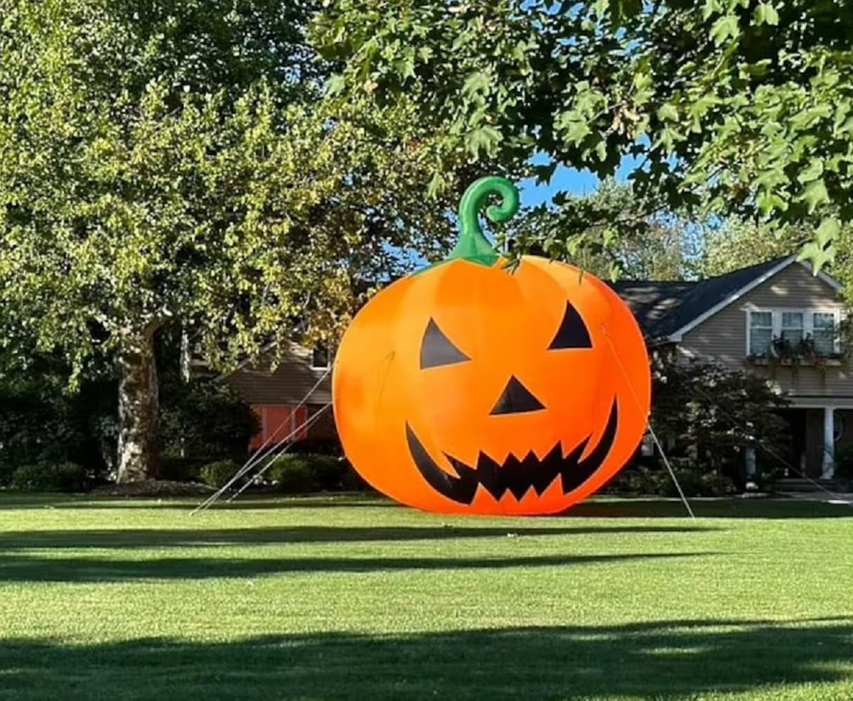 Una calabaza gigante se "trago" a un policia en los EE.UU. (Foto: Departamneto de Policía de Ohio).