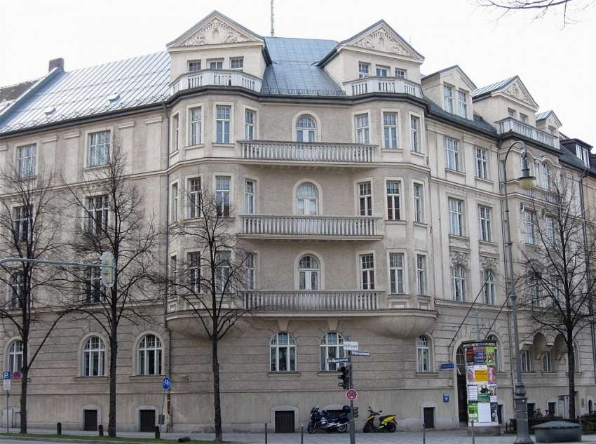 
Edificio donde vivía Hitler, en la actualidad.
