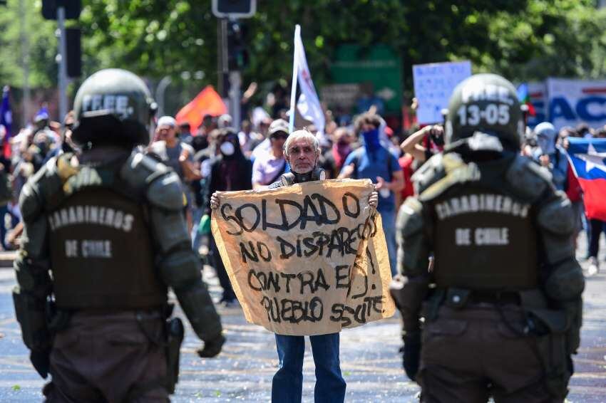 
El INDH tiene información sobre el fallecimiento de cinco personas a causa de la acción de las autoridades. | AFP
   