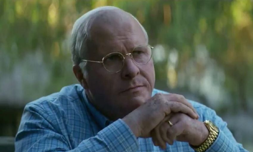 
    La impresionante transformación de Christian Bale en "Vice", la película más nominada de los Golden Globe 2019.
   