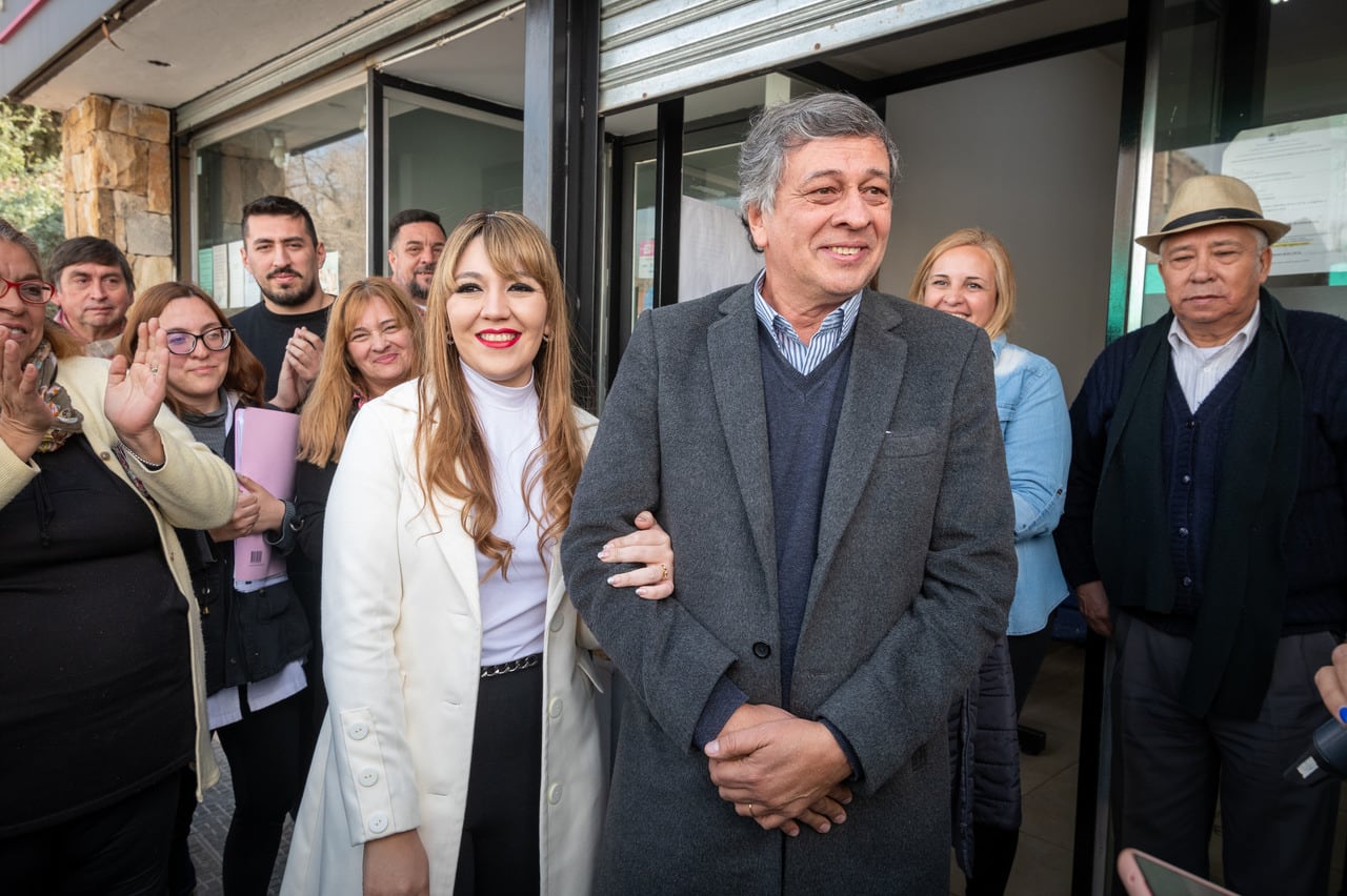 Daniel Orozco y Janina Ortiz 
Foto: Ignacio Blanco / Los Andes