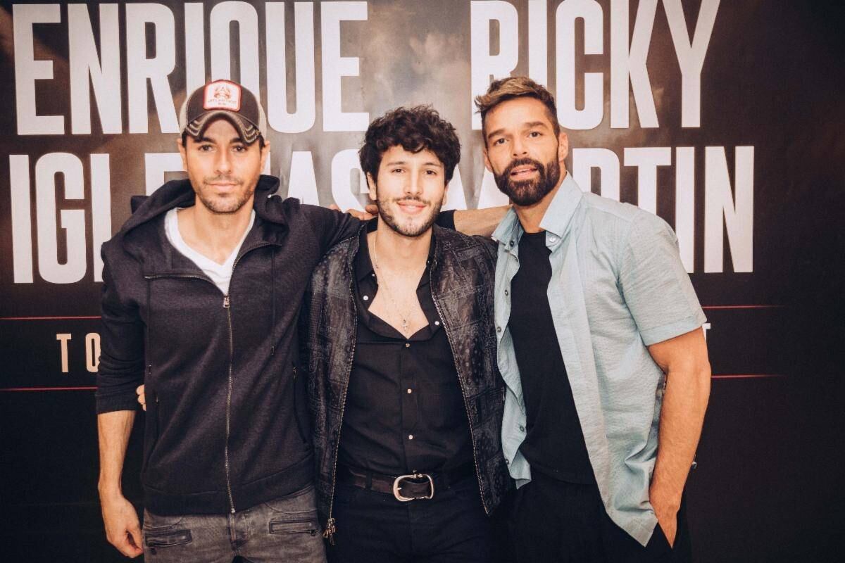 Enrique Iglesias, Sebastián Yatra y Ricky Martin.