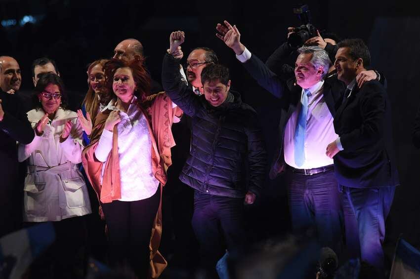 
Campaña II. “Nunca me voy a pelar con Cristina”, dijo Alberto. | Télam
   