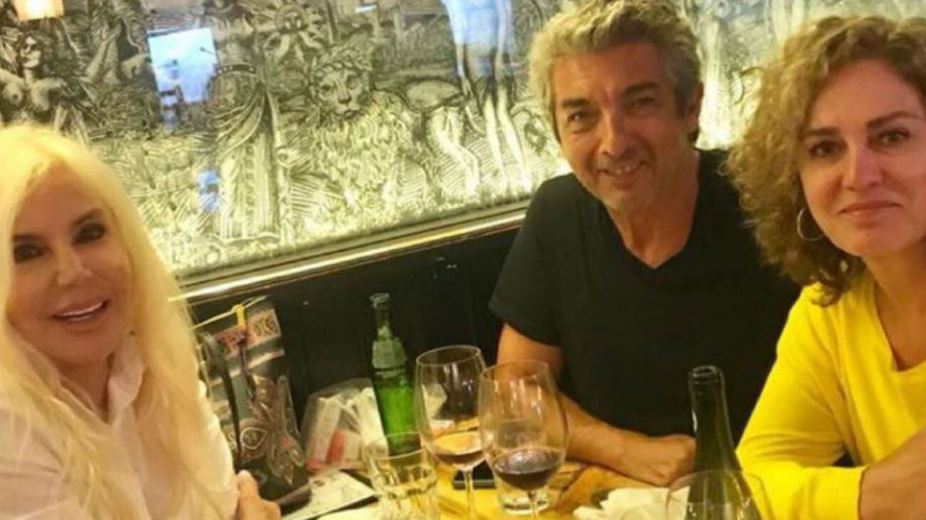  Susana Giménez junto a Ricardo Darín y su esposa