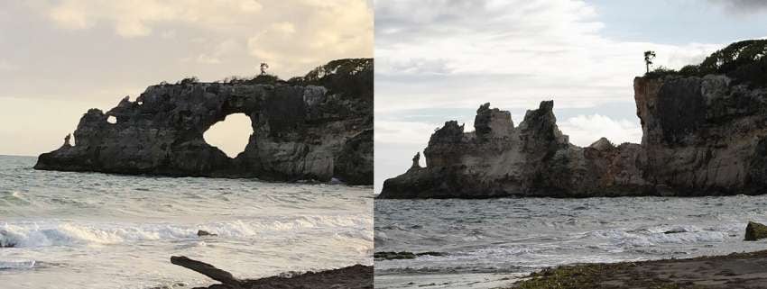 
    Antes y después: Punta Venta (Guayanilla) / AP
   