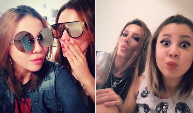 Antonella Jaitt, la hija de Natacha Jaitt, junto a su madre\u002E (INSTAGRAM)