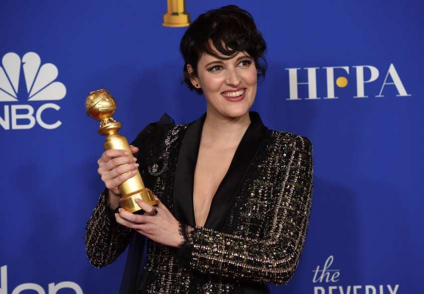 
Phoebe Waller-Bridge hizo reír a todos con su chiste masturbatorio sobre Barack Obama | AP
   