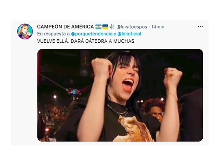 Los memes ante el anuncio de Lali Espósito: vuelve a cantar en vivo el 23 de junio