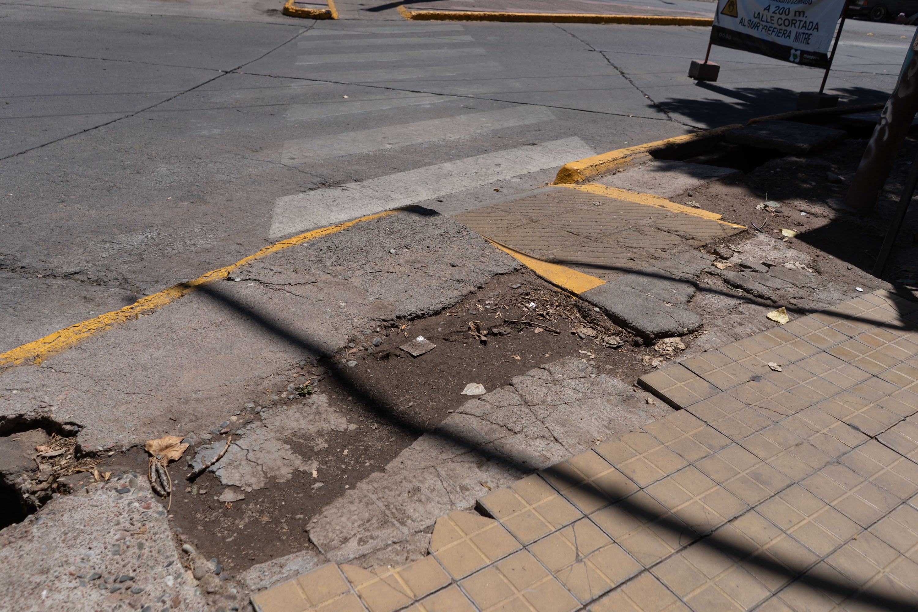 La Ciudad mejorará la transitabilidad ciudadana sobre calle Pellegrini. Foto: Prensa Ciudad de Mendoza