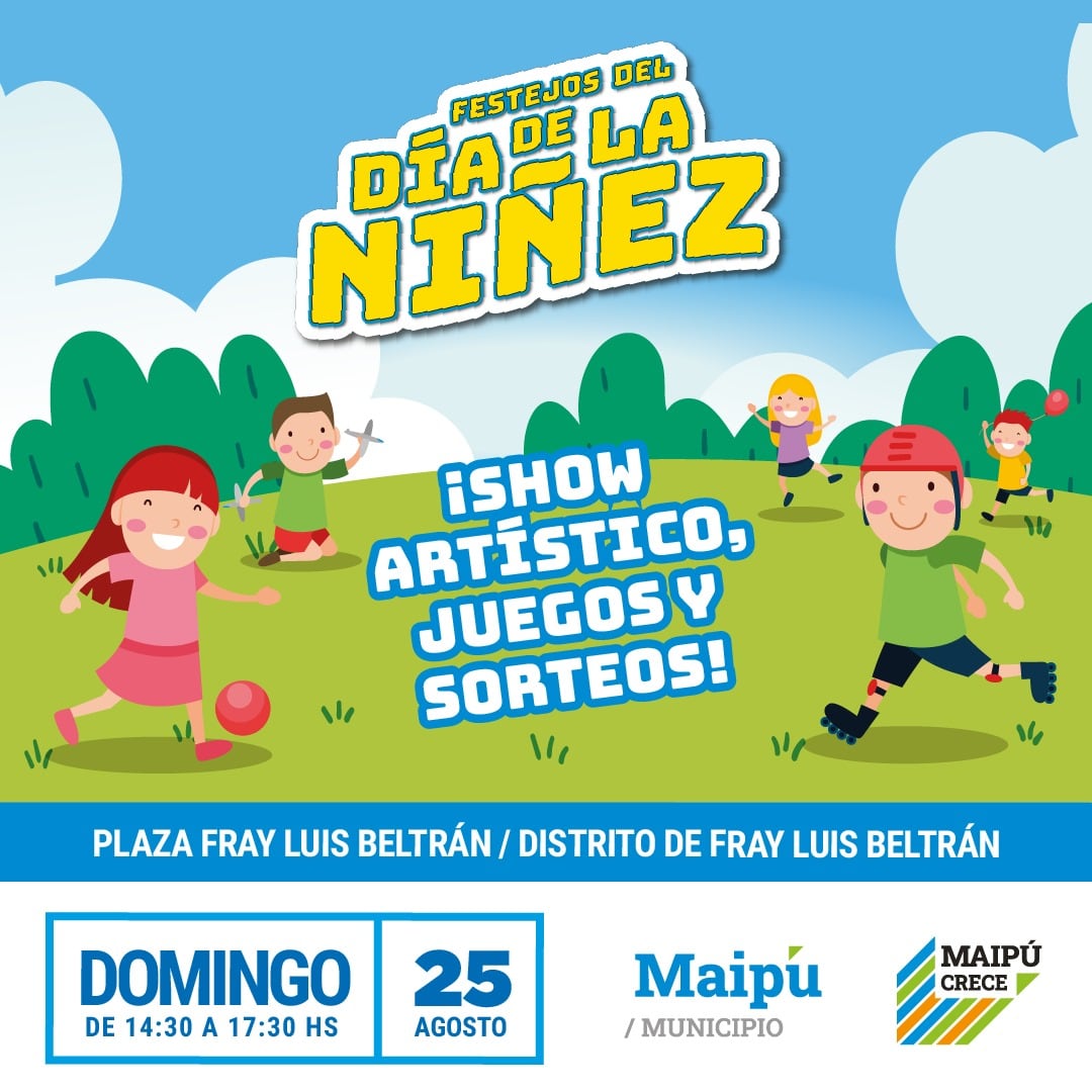 Fin de semana de festejos en la zona este de Maipú