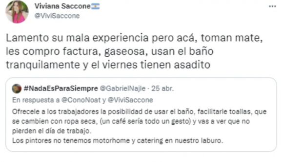 Viviana Saccone respondió a las críticas que recibe en las redes sociales