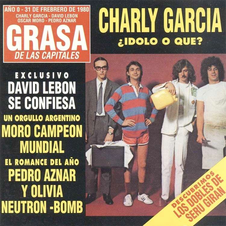 
    La curiosa portada de "La grasa de las capitales" se refería a este polémico recital.
   