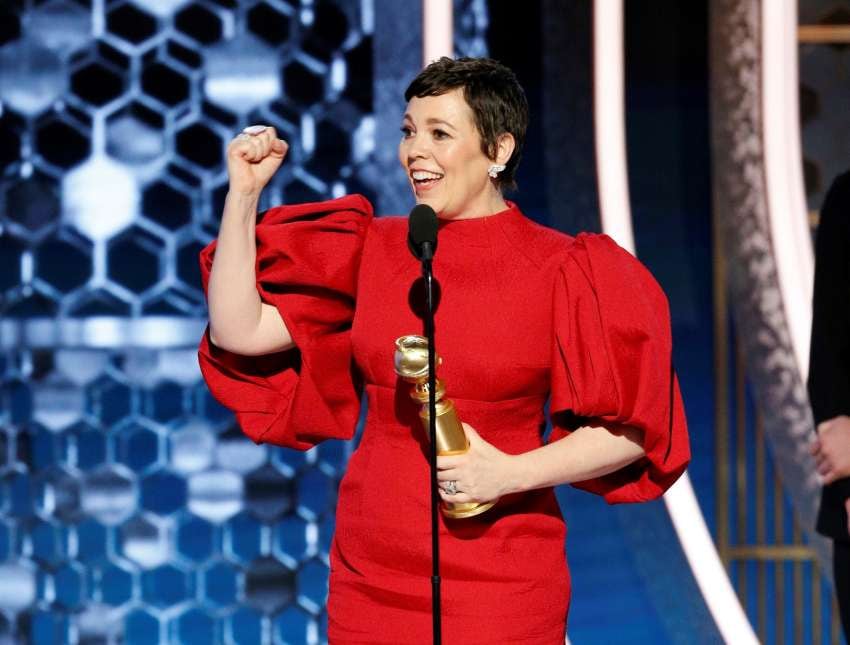 
Olivia Colman es la mejor actriz de serie dramática por 'The Crown'. | AP
   