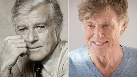 
    Robert Redford de joven (con FaceApp) y bordeando los 80 a la derecha.
   