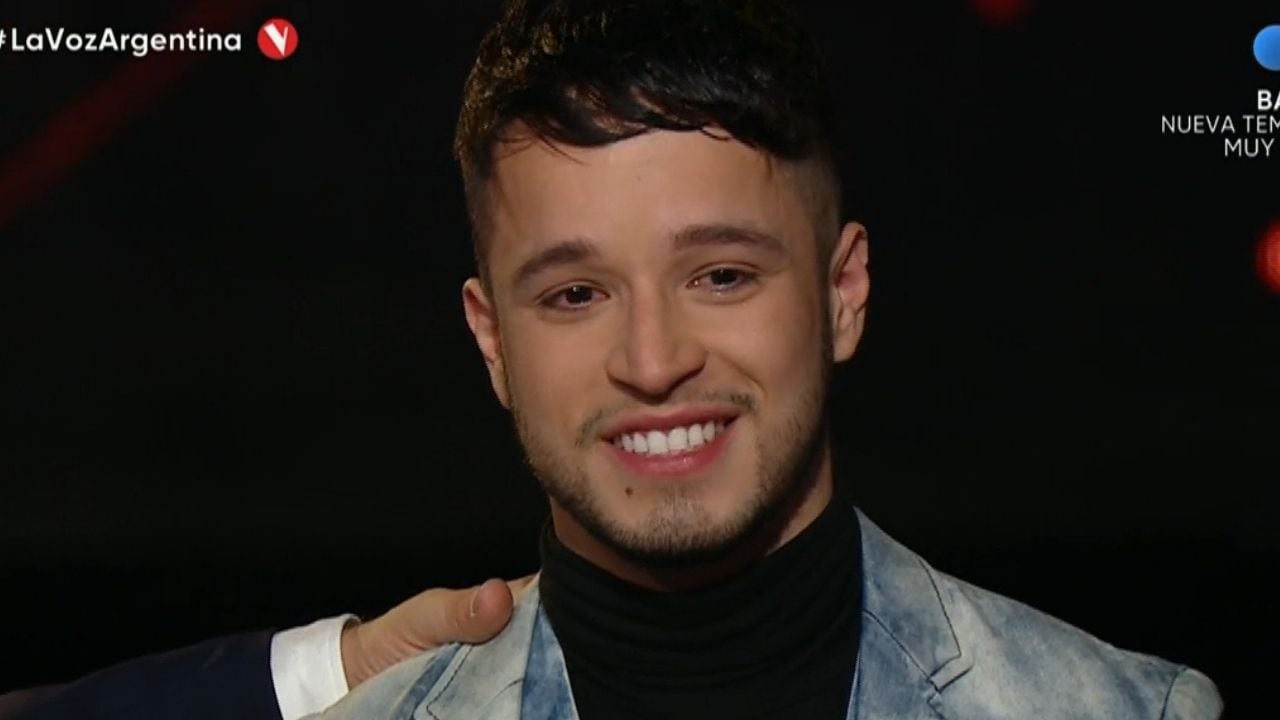 Nicolás Olmedo, el primer finalista de La Voz Argentina.