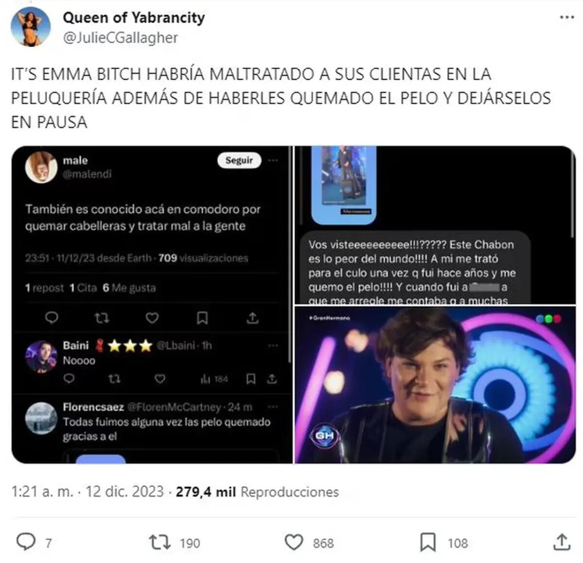 Emmanuel Vich arrastra un serio problema que ocultó para entrar a Gran Hermano.