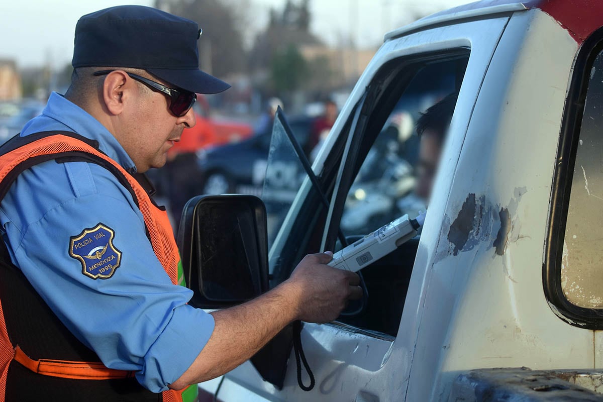 Alcoholímetros en Mendoza