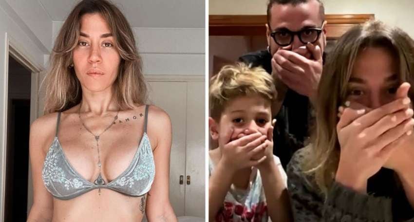 
Jimena Barón y Daniel Osvaldo están conviviendo junto a su hijo en esta cuarentena | Gentileza
   