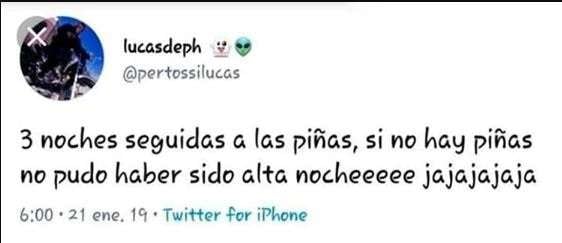 
    El tuit de Lucas Pertossi festejando la pelea del 21 de enero de 2019 en Zárate.
   