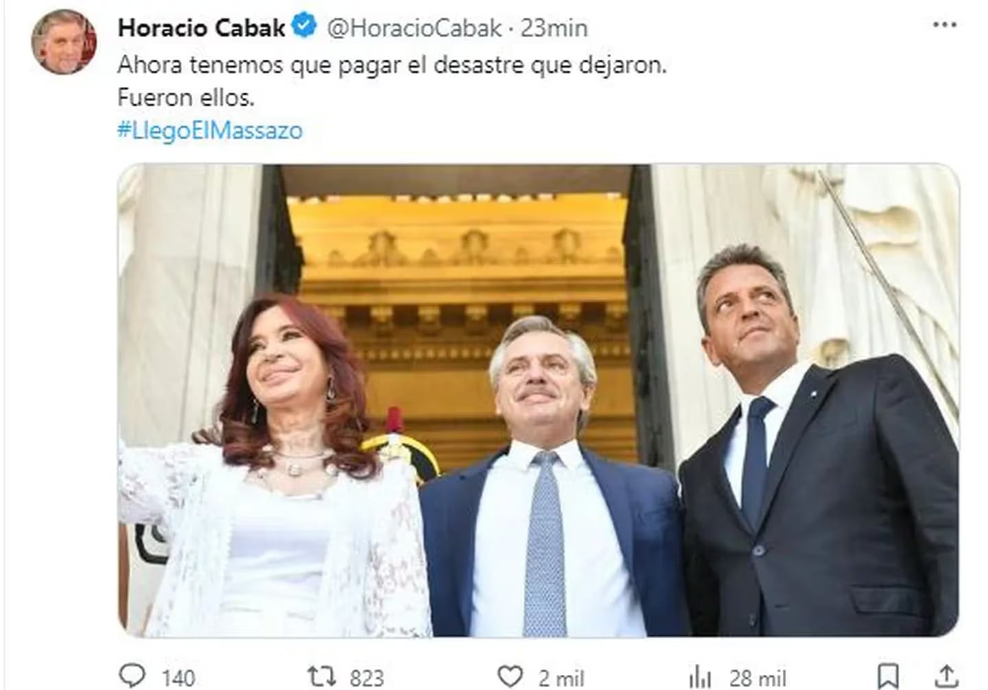 La opinión de Horacio Cabak