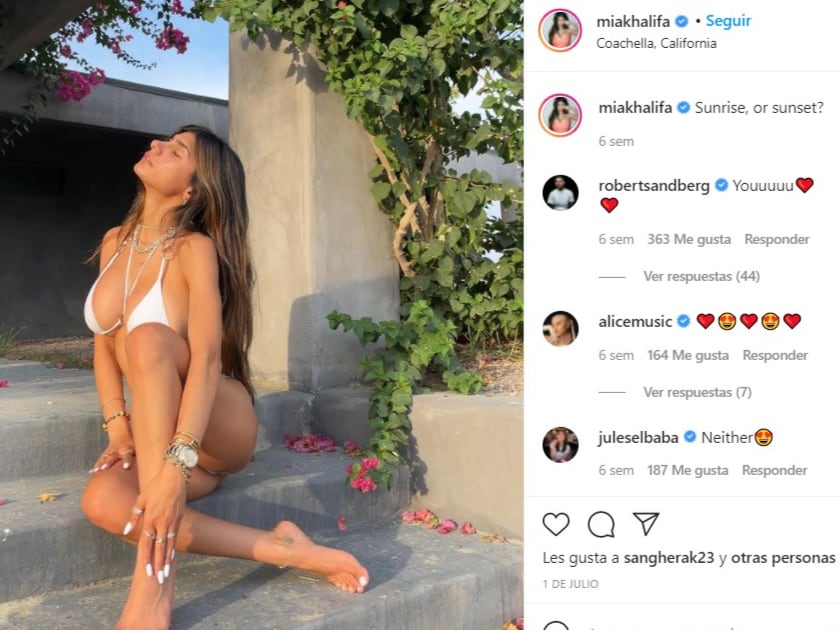 Mia Khalifa se mostró en las redes a puro 'perreo' y sus fans deliraron.