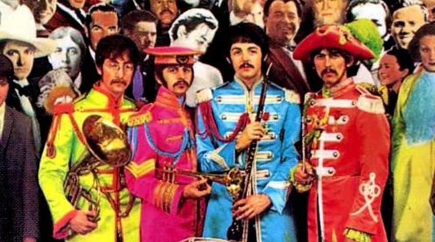 
Parte del arte de tapa de Sgt. Pepper's Lonely Hearts Club Band
