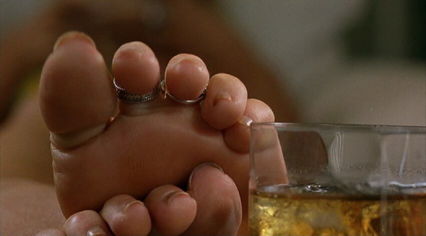 Los pies de Bridget Fonda en "Jackie Brown" (1997).
   