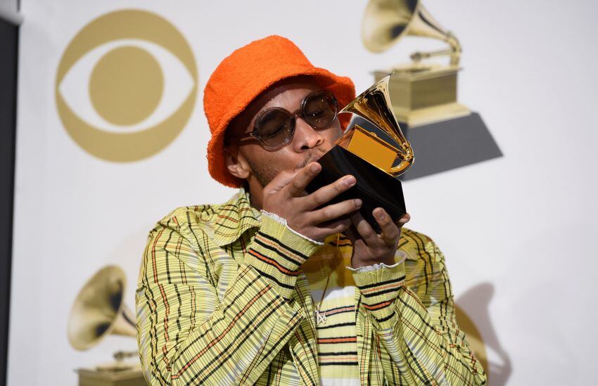 
    Anderson Paak se quedó con el premio por "Bubblin"./AP 
   