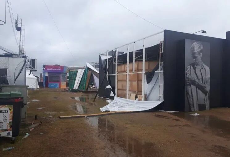 Fotos de cuando se suspendió el Lollapalooza del 2018. / Archivo