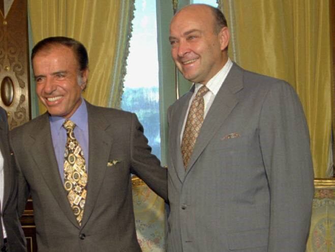 Menem y Cavallo en los 90.