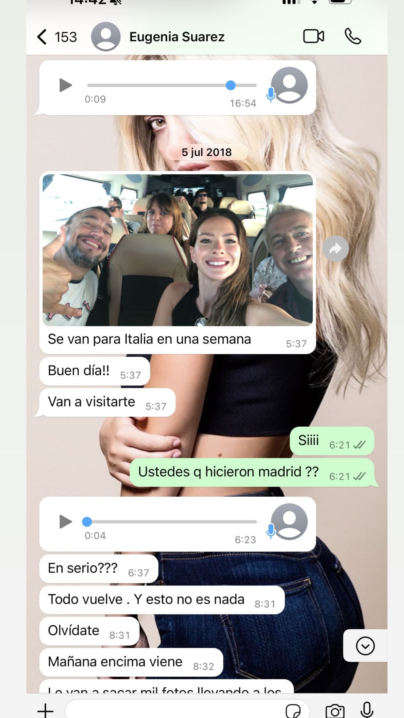 Wanda Nara filtró terribles chats íntimos con la China Suárez que involucran a Pampita.