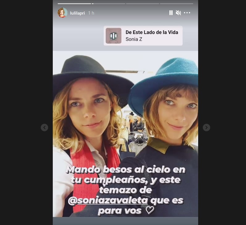 Laura Laprida y su hermana fallecida, Geñi.