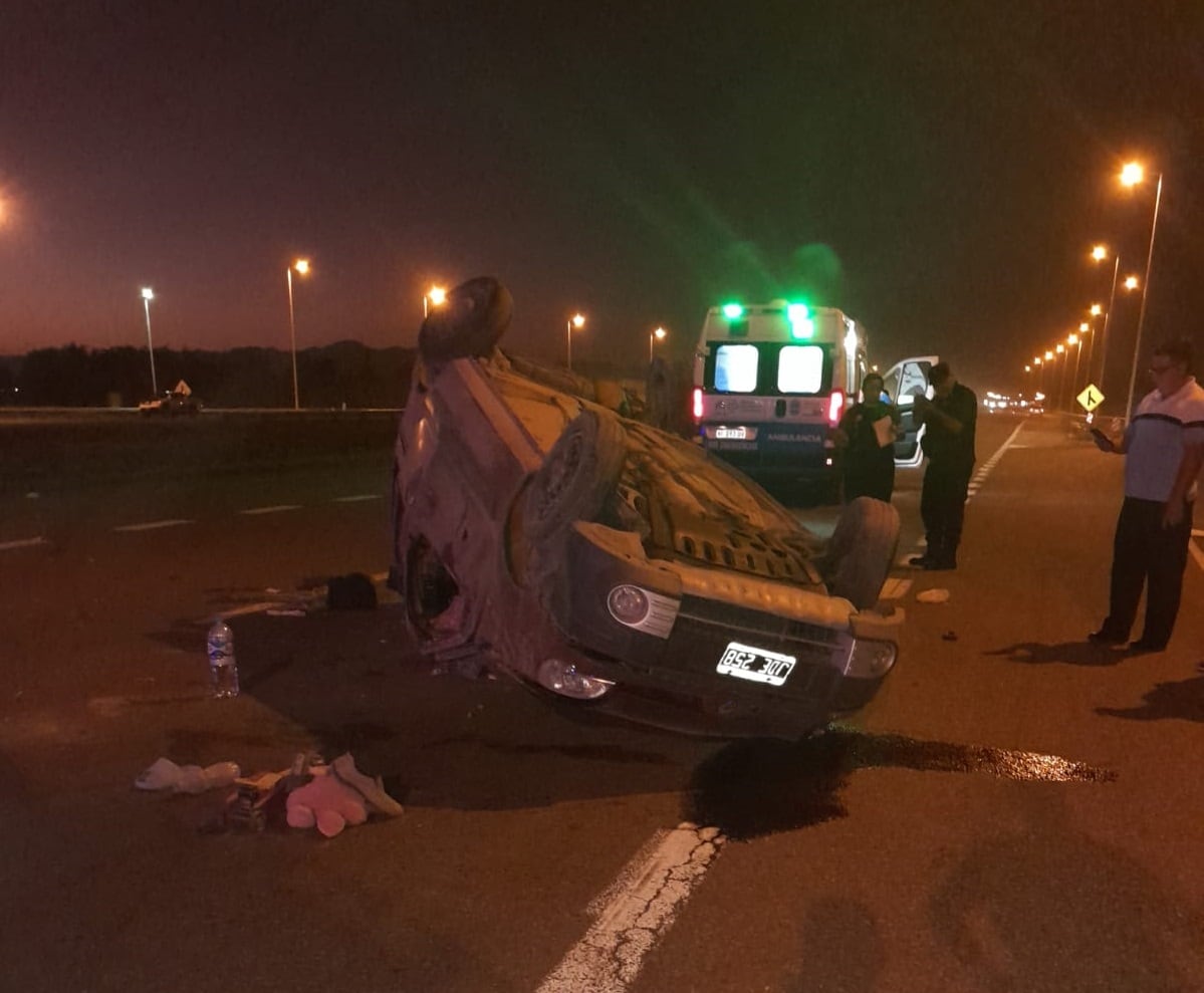 El accidente ocurrió alrededor de las 21.30 a la altura de las calles Las Corias en San Martín. Foto: Ministerio de Seguridad