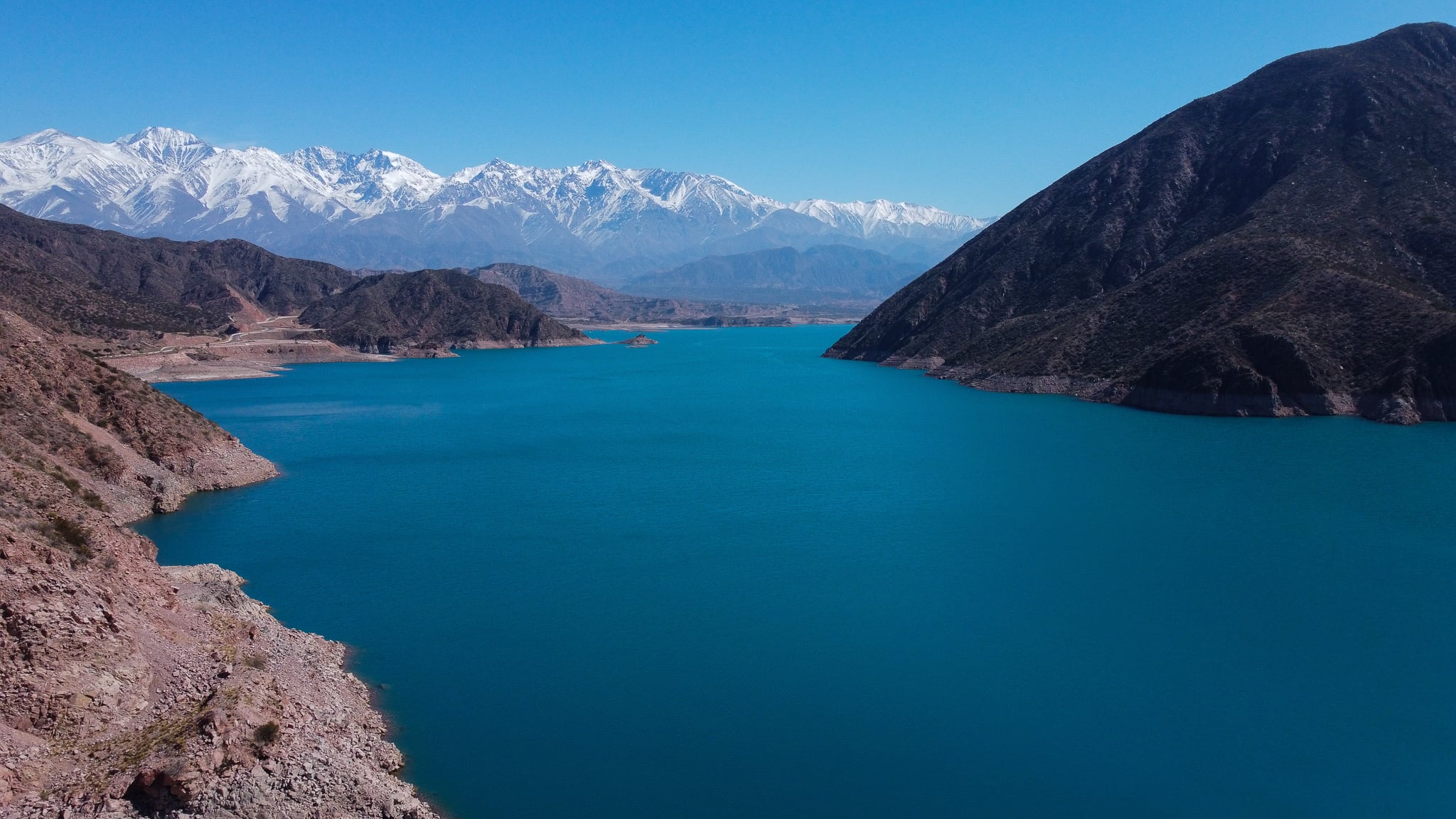 Dique Potrerillos, Luján de Cuyo, Mendoza.