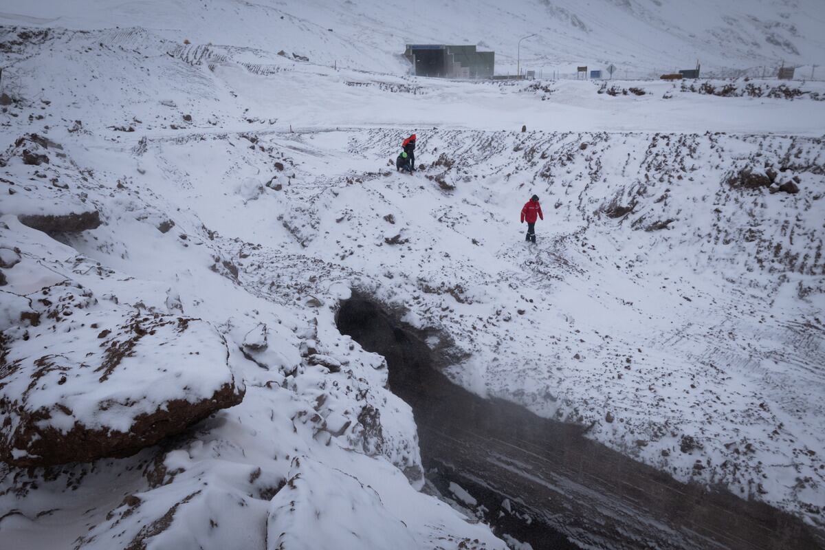 Túnel Caracoles: confirman que los restos hallados son son humanos ni arqueológicos y retomarán las obras en septiembre. Foto: Ignacio Blanco / Los Andes.