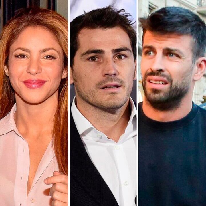 Iker Casillas. Shakira. Gerard Piqué.