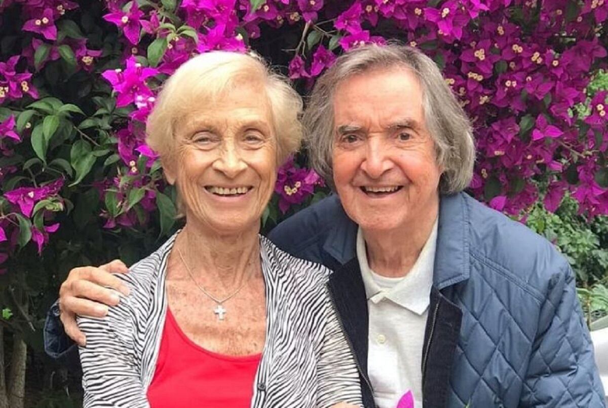 Carlitos Balá y su esposa Martha Venturiello