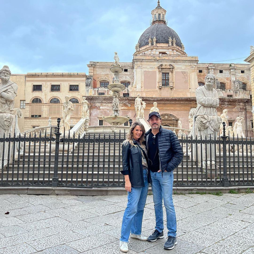 Rocío Marengo junto a Eduardo Fort. / Instagram