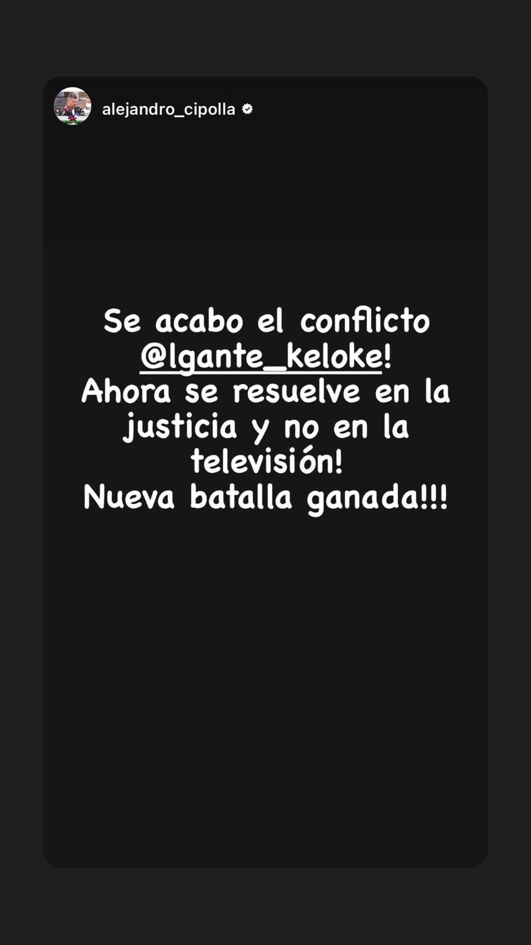 L-Gante le puso un bozal legal a Tamara Báez.