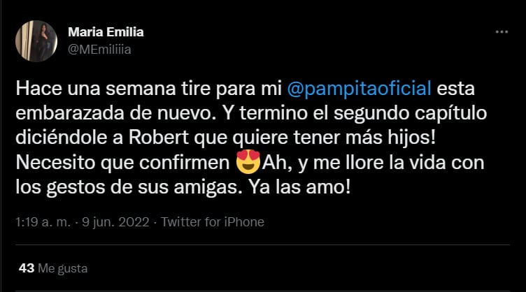 ¿Pampita embaraza?