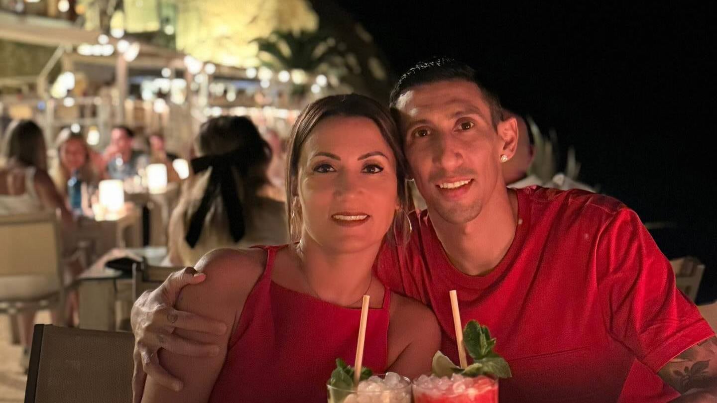 Ángel Di María y su esposa Jorgelina Cardoso / Instagram