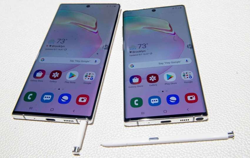 
El nuevo galaxy viene en dos versiones: Note 10 y Note 10+ | AP
   