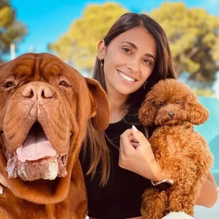 Anto Roccuzzo mostró al nuevo perro de la familia