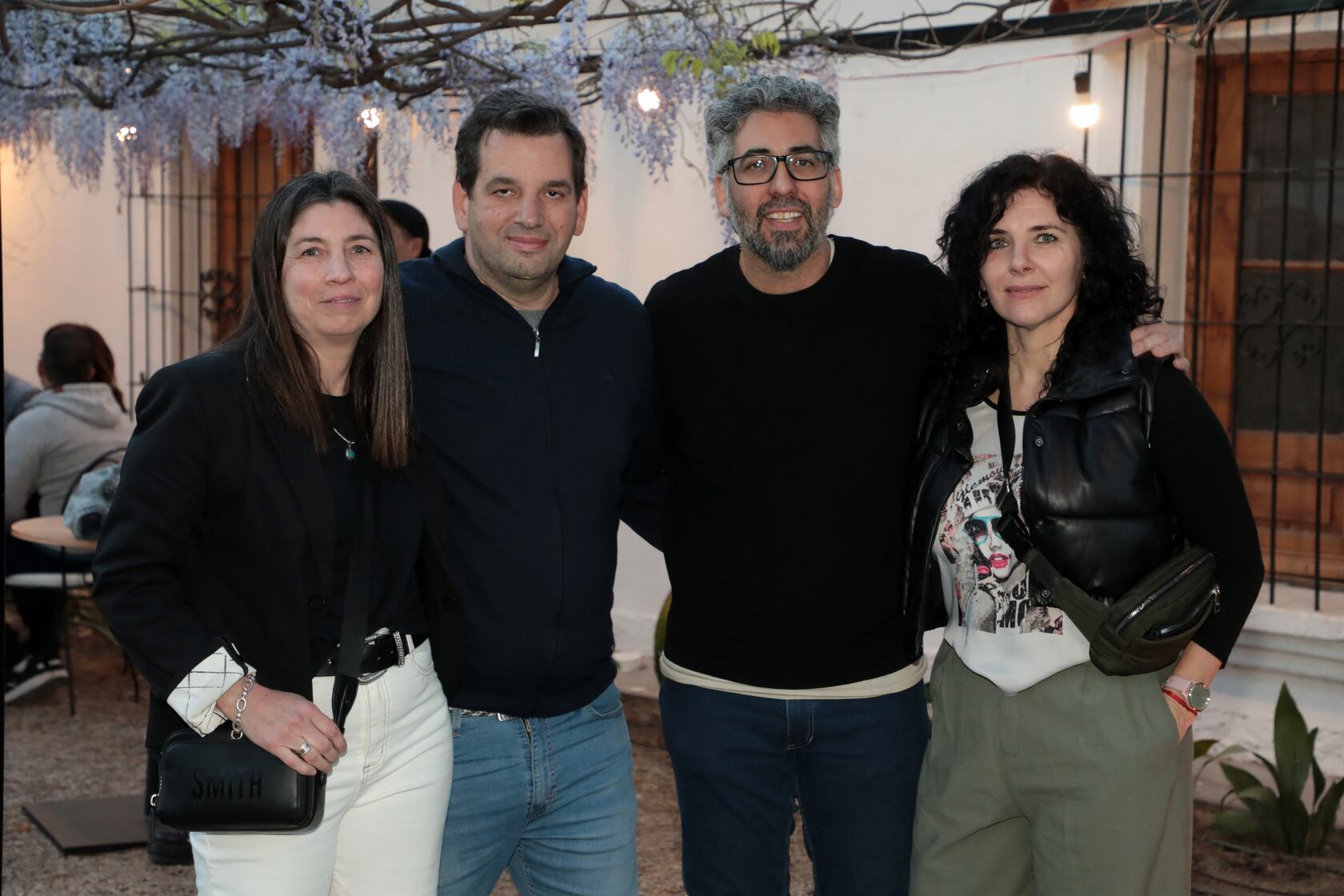 Vero Varela, Santi Alsina, Adrián González y Milvia Alasino