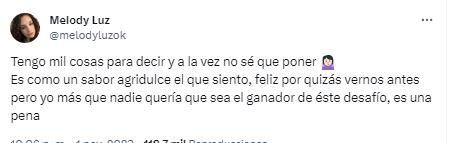 La novia de Alex Caniggia manifestó su descontento por lo ocurrido.