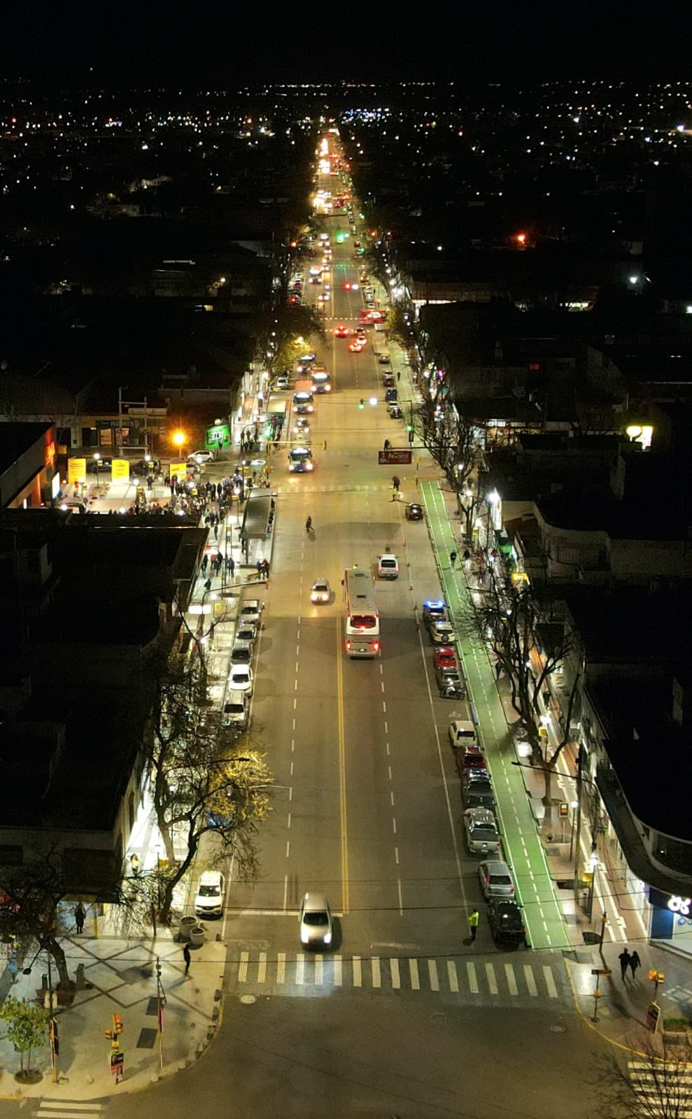 La remodelación del centro de Luján.