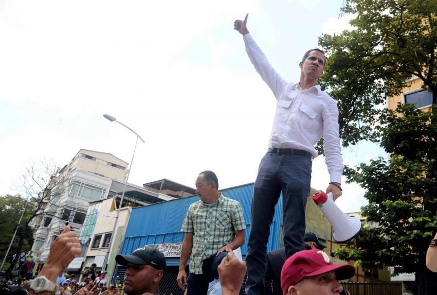 
Gira. Guaidó recorrerá el país en busca de más apoyo | AP
   